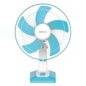 Bajaj PentaRobusto Table Fan 400 mm Icy Blue White 252111 