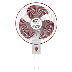 Bajaj Veloce HS Wall Fan 400 mm White & Maroon 252138 