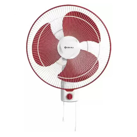 Bajaj Rapido Wall Fan 400 mm Wine Red 251278 