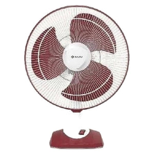 Bajaj Rapido Table Fan 400 mm Wine Red 251279 