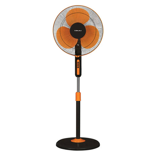 Bajaj Duetto Ped Cum Table Fan 400 mm Black & Orange 251315 