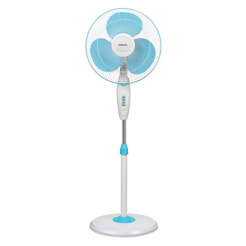 Bajaj Esteem Pedestal Fan 400 mm Icy Blue White 251318 