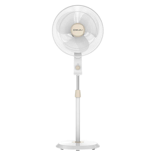 Bajaj Robusto HS Pedestal Fan 400 mm Beige & White 252016 