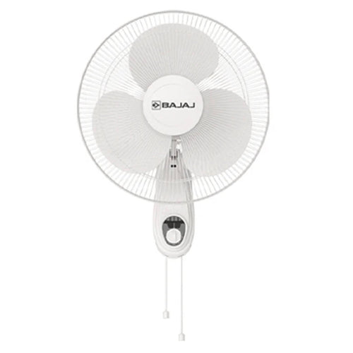 Bajaj Esteem Wall Fan With Double String 400 mm All White 250552 