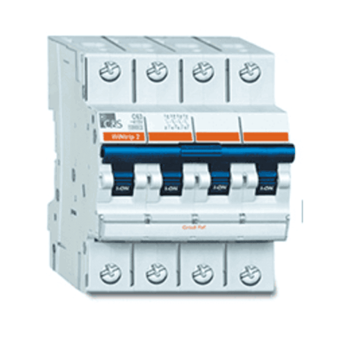 C&S Electric 10 A Four Pole C-curve MCB – CSMBS4C10