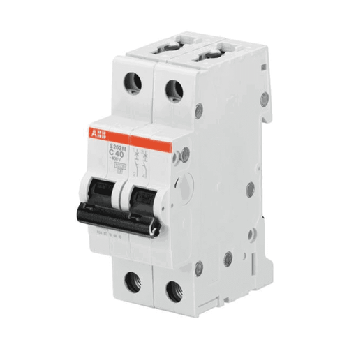 ABB D Curve Double Pole MCB 10 kA S200M series