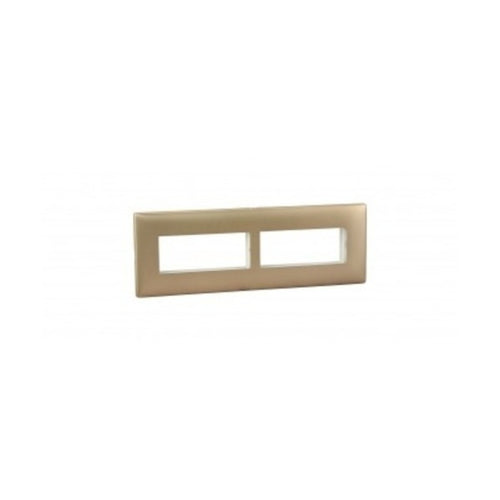 Legrand Myrius Champagne Plate Horizontal 8 M 6763 75 