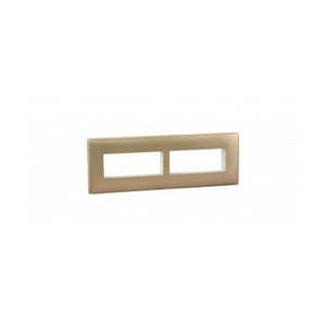 Legrand Myrius Champagne Plate Horizontal 8 M 6763 75 