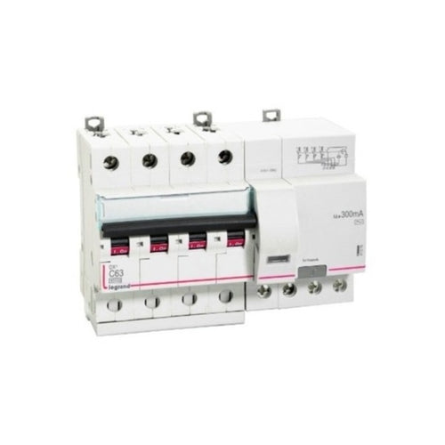 Legrand DX3 RCBO AC Type Four Pole 415 V 16 A – 63 A 