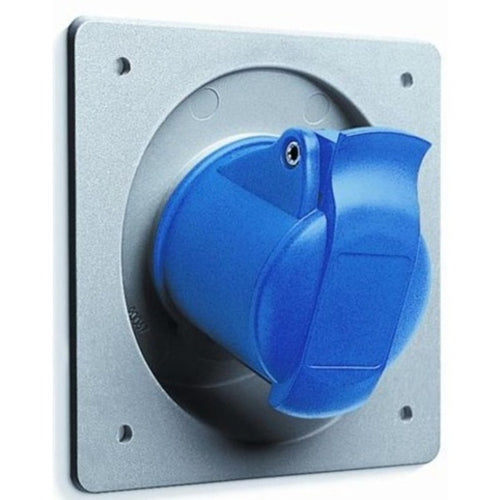 ABB IP67 Unified Angled Flange Panel Mounted Socket Three Pole 