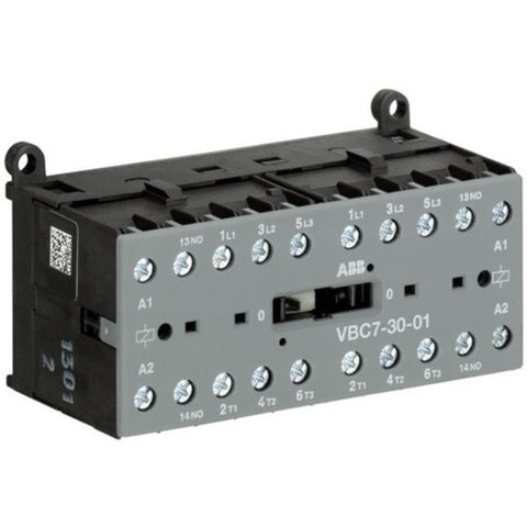 ABB DC Type Mini Reversing Contactor Three Pole VBC7-30-01 