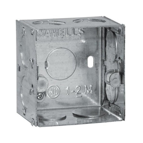 Havells REO 1/2 Module Flush Metal GI Boxes AHBXMIIX01 