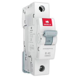 Havells B Curve MCB  Single Pole  40A DHMGBSPF040 