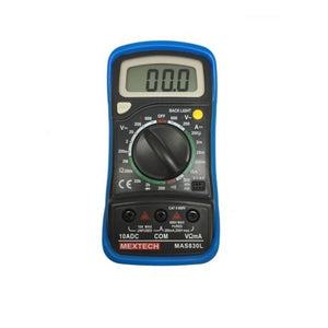 Mextech Digital Multimeter (AC Voltage Range 200 to 500V) MAS-830L 