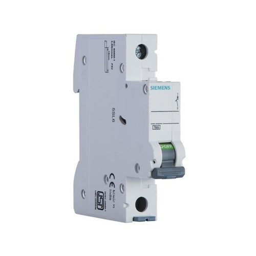 Siemens Betagard 5SL4 C Curve MCB Single Pole 0.5A-63A 