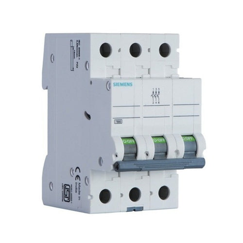 Siemens Betagard 5SL7 C Curve MCB Three Pole 2A-63A 