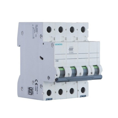 Siemens Betagard 5SL7 C Curve MCB Four Pole 2A-63A 