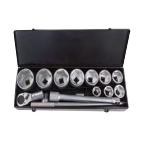 Groz 1 Inch Hex Drive Socket Sets In Metal Cases KIT/SKT/H/0-1/14/MT 