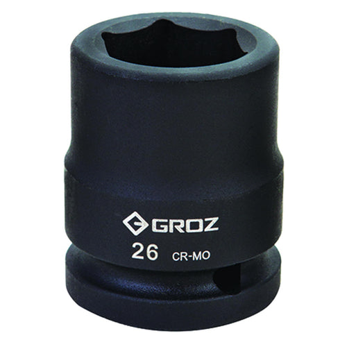 Groz 3/4 Inch Drive Deep Hex Impact Sockets 