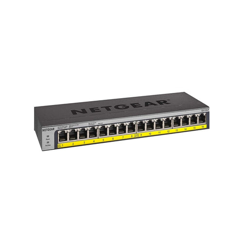 Netgear 16-Port Gigabit PoE/PoE+ Unmanaged Switch with FlexPoE GS116LP 