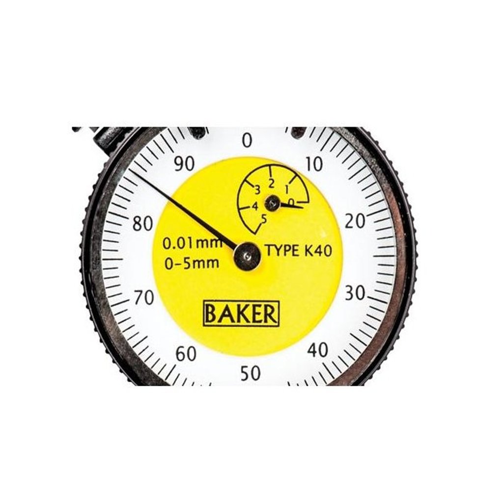 Baker Model 40 Plunger Type Dial Gauge 5mm K40