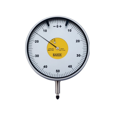 Baker Model 105 Plunger Type Dial Gauge 2mm K101 