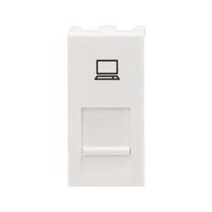 Anchor Europa 1Module RJ-45 Cat 5e Computer Socket WIPM2488 