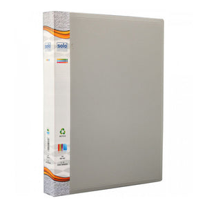 Solo Ring Binder-2-D-Ring Grey A4 RB 402 