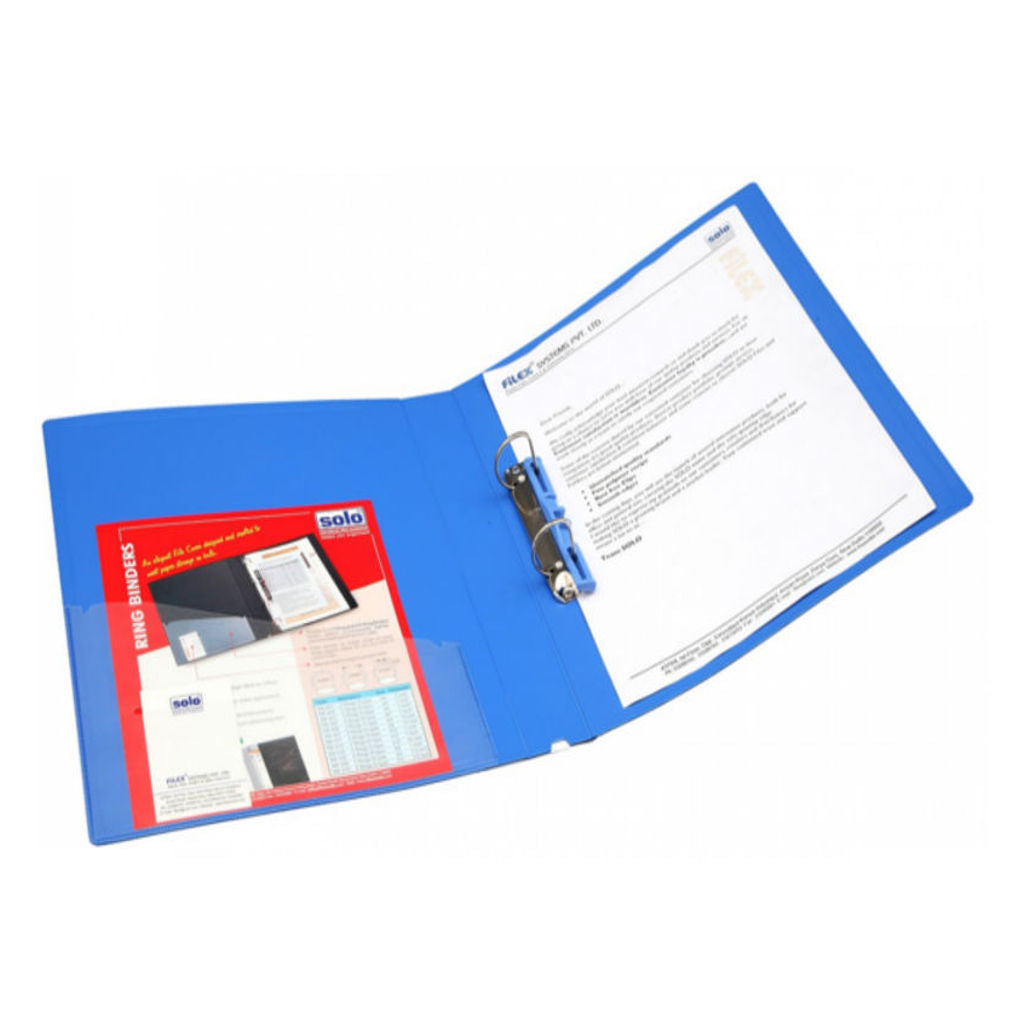 Solo Premium Series Ring Binder-2-D-Ring Blue A4 RB 702