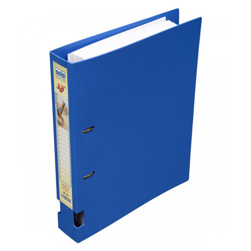 Solo Ring Binder-2-D-Ring With Rado Lock Blue 40mm Ring A4 MK 405 