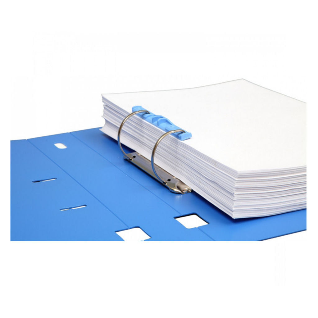 Solo Ring Binder-2-D-Ring With Rado Lock Blue 40mm Ring A4 MK 405