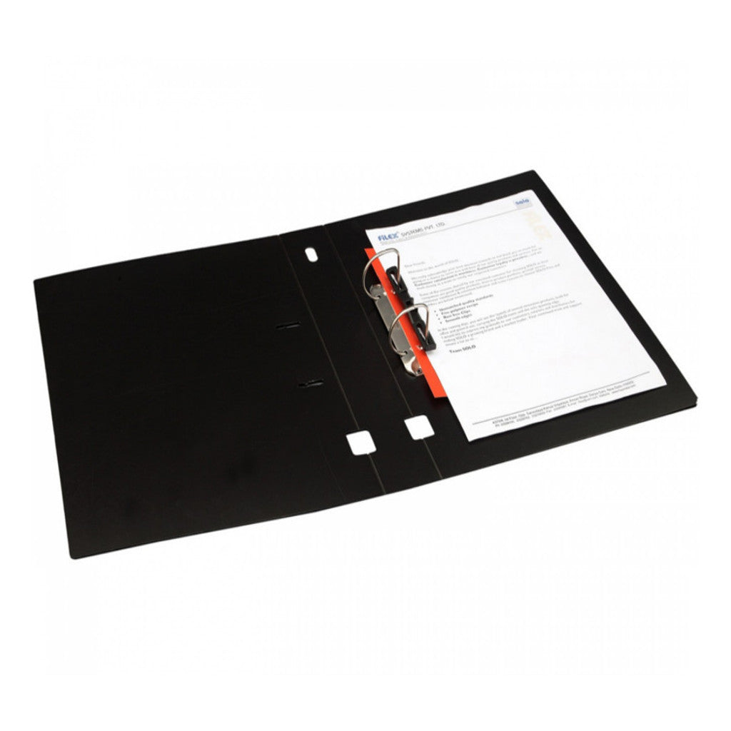 Solo Ring Binder-2-D-Ring With Rado Lock Black 40mm Ring F/C Size MK 415