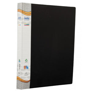 Solo Display File With 40 Pockets Black A4 DF 202 