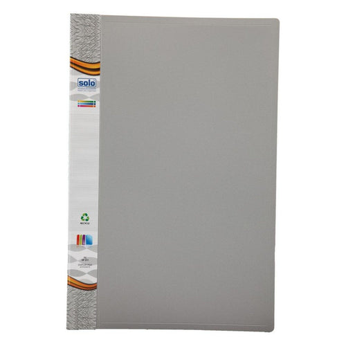 Solo Display File With 20 Pockets Grey F/C Size DF 211 