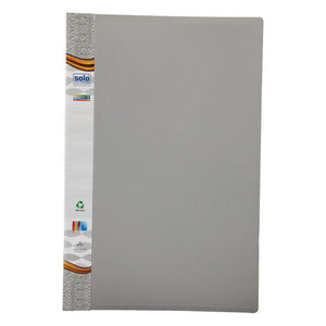 Solo Display File With 20 Pockets Grey F/C Size DF 211 