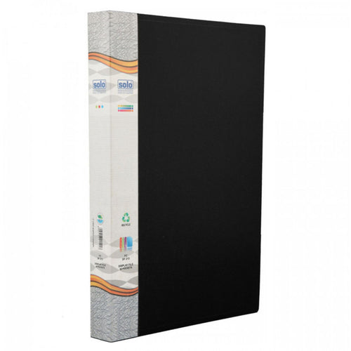 Solo Display File With 60 Pockets Black F/C Size DF 213 