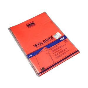 Solo Clear Holder With L Folder Transparent Red A4 LF 101 