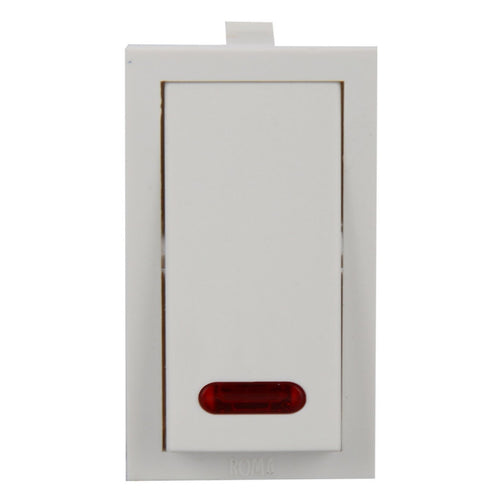 Anchor Roma Classic 1Way Switch with Neon 10AX White 21033 