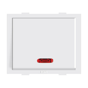 Anchor Roma Classic 1Way Dura Switch with Neon 10AX White 34964 