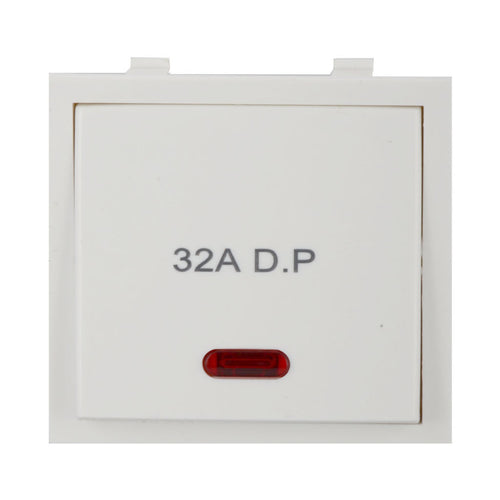 Anchor Roma Classic 1Way Switch with Neon Double Pole 32A White 21984 