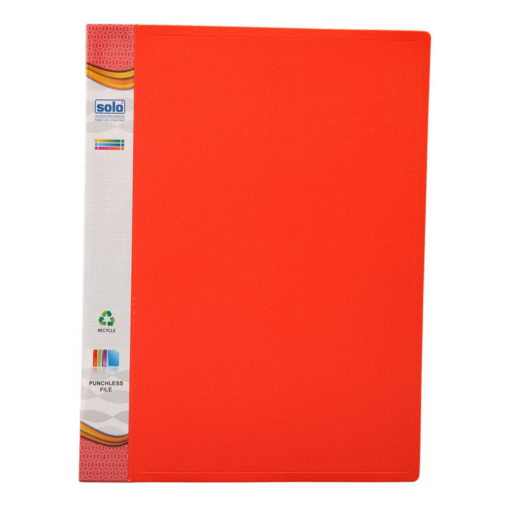 Solo Punchless File Red A4 PL 301 