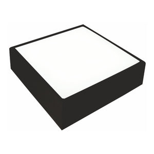 Ledlum LED Indoor Surface Mounted Light Square Flat Borderless Pearl Black 20W LLS-062 