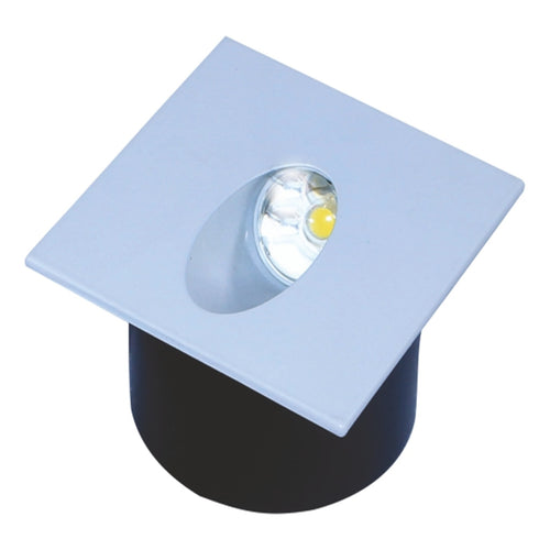 Ledlum LED Indoor Recessed Wall/Step Light Square 3W LLF-164 