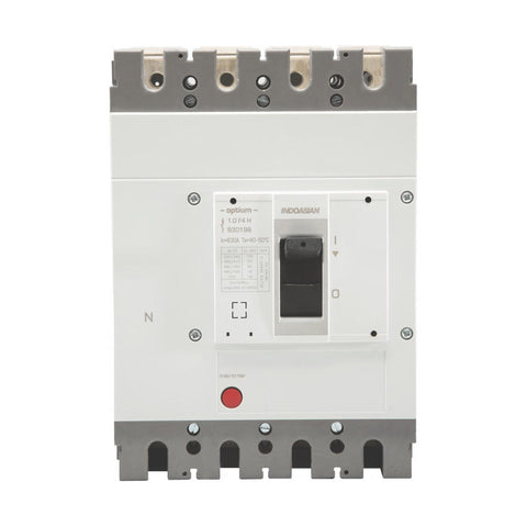 Indoasian Optium 1.1E 4 Pole Moulded Case Circuit Breaker (MCCB) 16kA 32A - 125A 