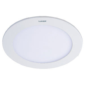 Luker Elegant Series LED Slim Panel Light 6W Round White LNPR06 