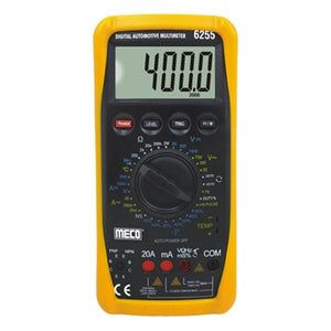 Meco Digital Multimeter With Holster 3-1/2 Digit 2000 Count 6255 