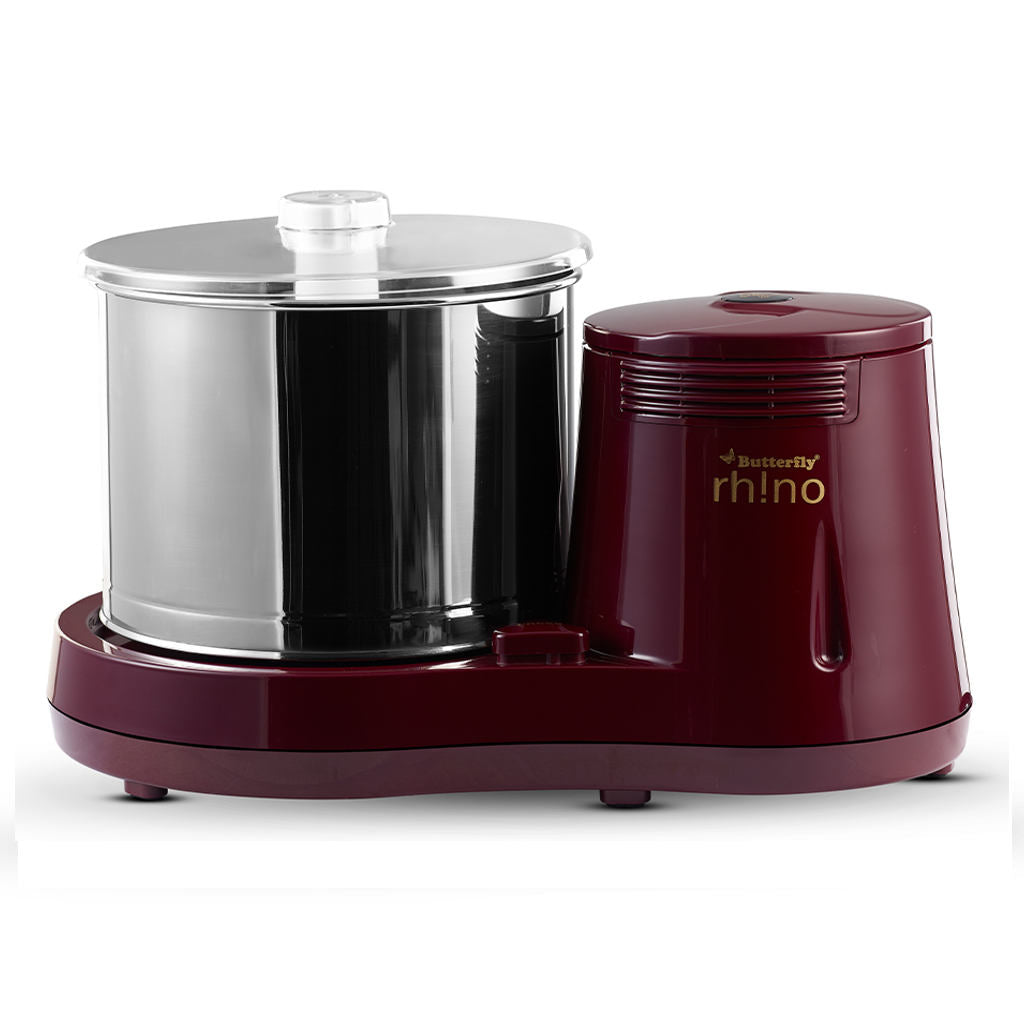 Butterfly Rhino Table Top Wet Grinder 2Litre Cherry Red 