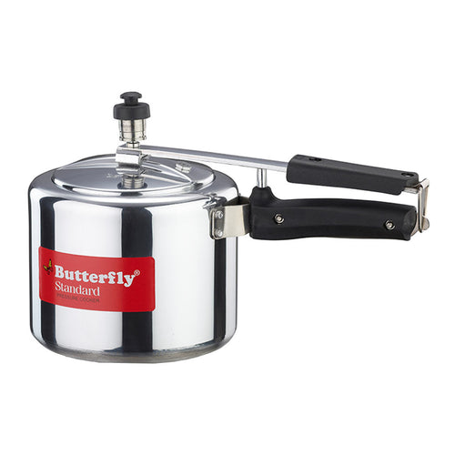 Butterfly Standard Aluminium Inner Lid Pressure Cooker 3Litre 