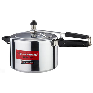 Butterfly Standard Aluminium Inner Lid Pressure Cooker 5Litre 