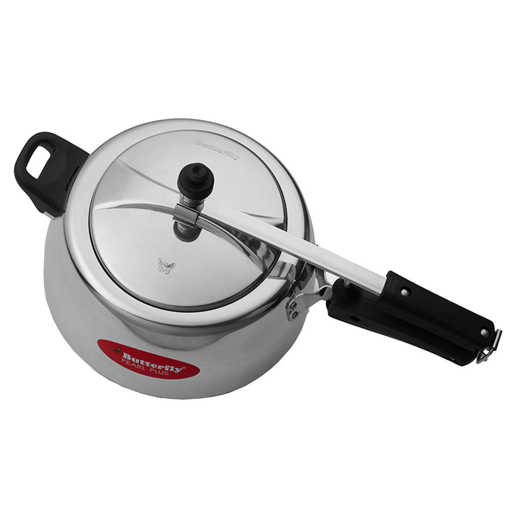 Butterfly Pearl Plus Aluminium Inner Lid Pressure Cooker 5Litre